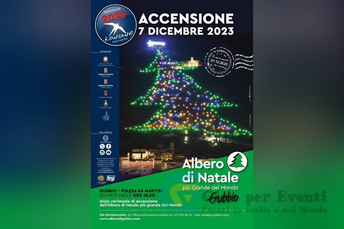 Albero di Natale più Grande del Mondo a Gubbio