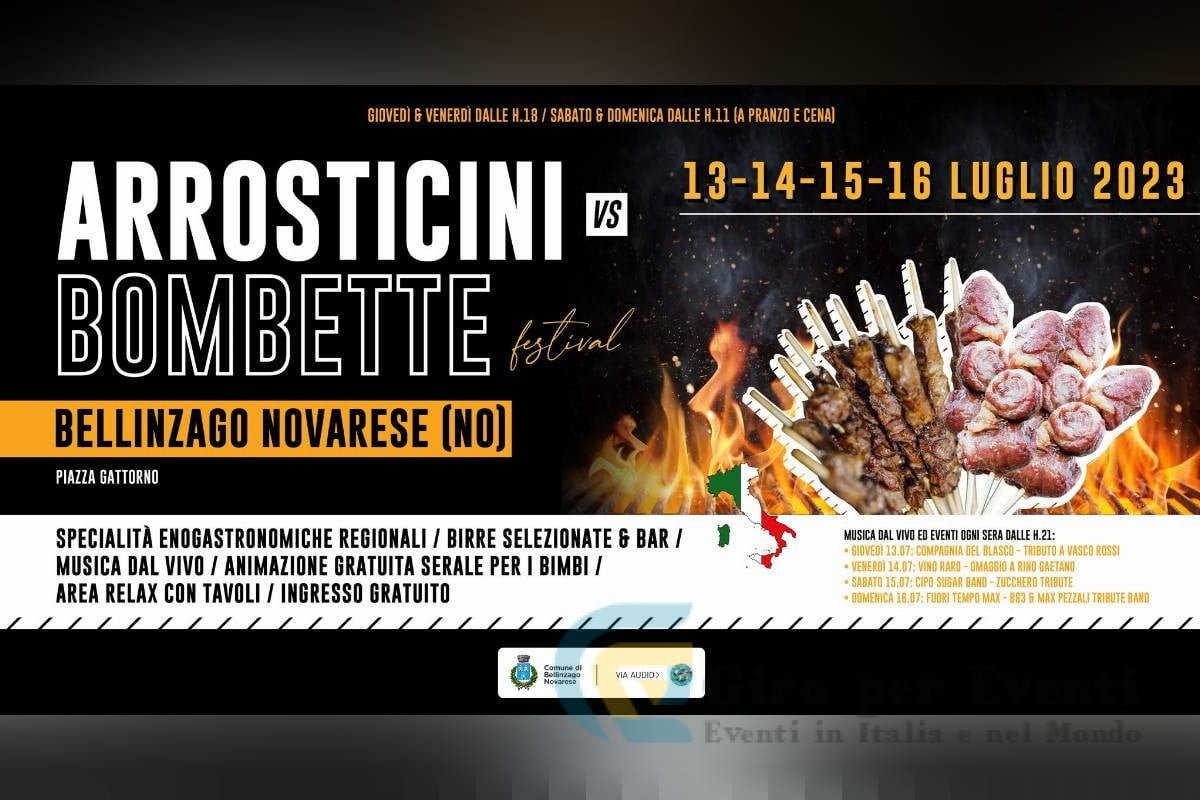 Arrosticini VS Bombette Festival Bellinzago Novarese