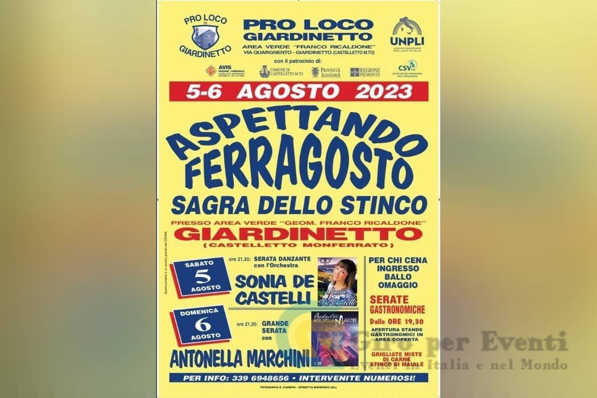 Aspettando Ferragosto a Giardinetto