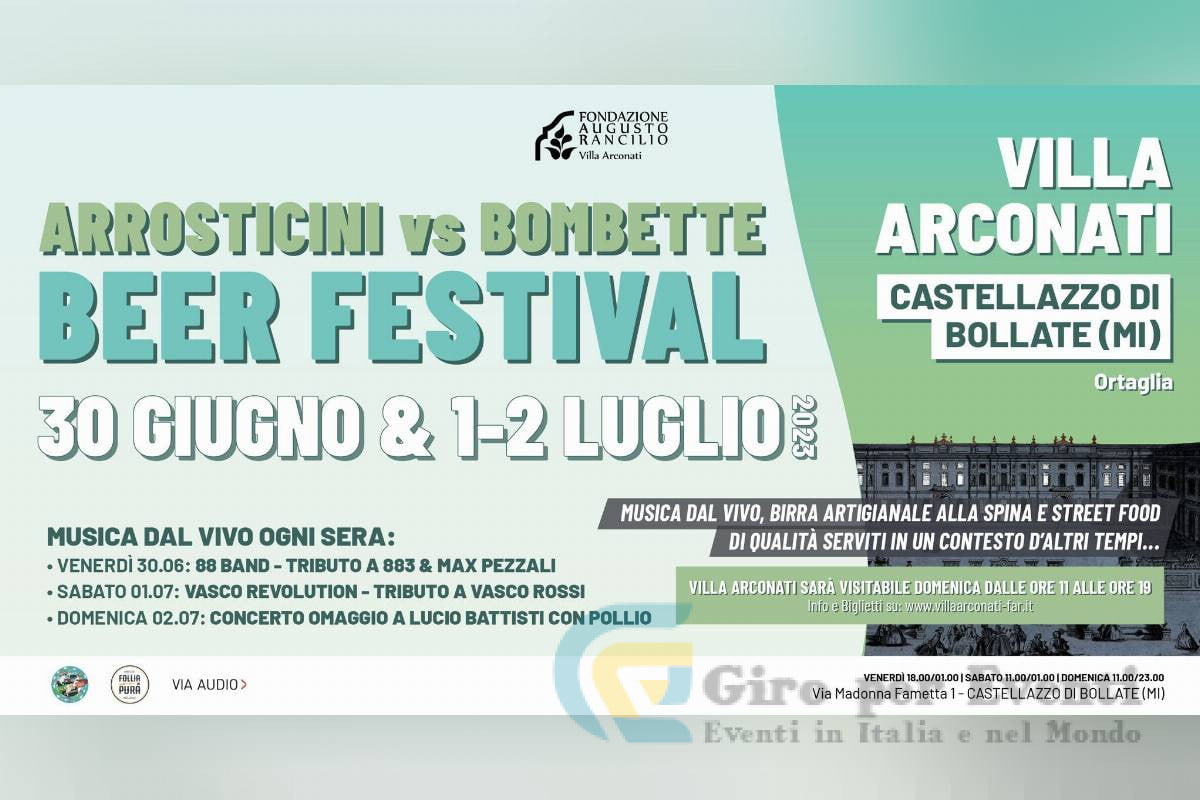 Beer Festival a Villa Arconati Castellazzo di Bollate