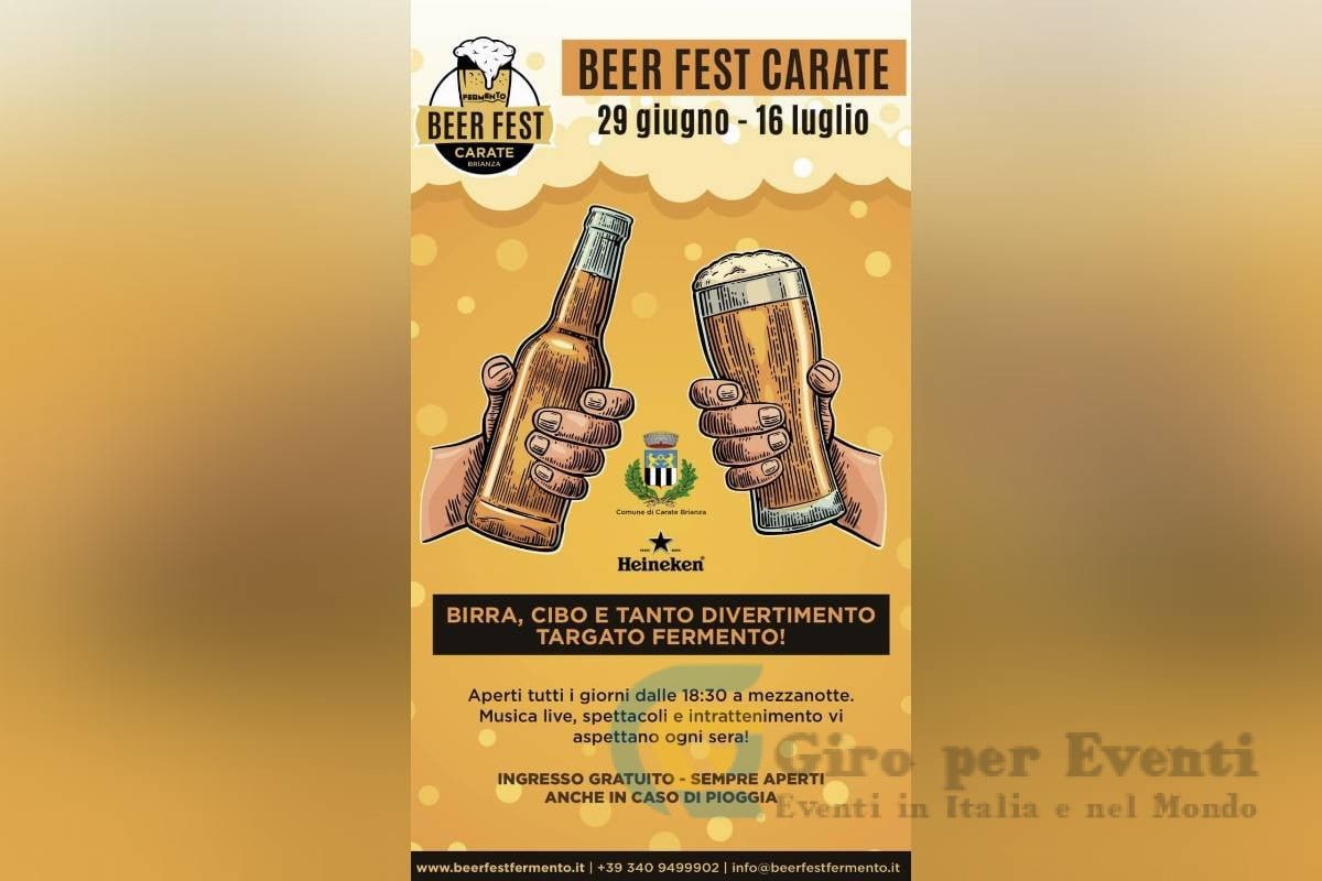 BeerFest a Carate Brianza