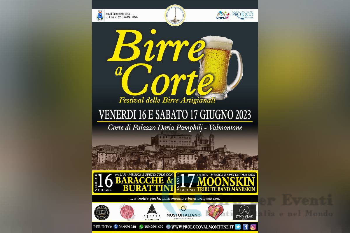 Birre a Corte Festival delle Birre Artigianali Valmontone