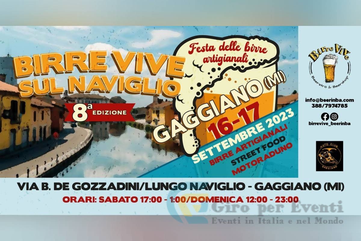 Birre Vive sul Naviglio Gaggiano