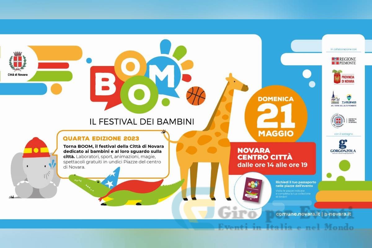 BOOM - Il Festival dei Bambini a Novara