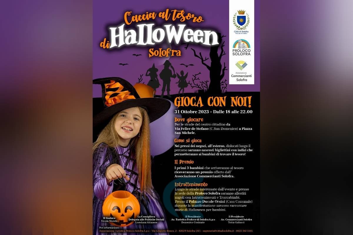 Caccia al Tesoro di Halloween Solofra