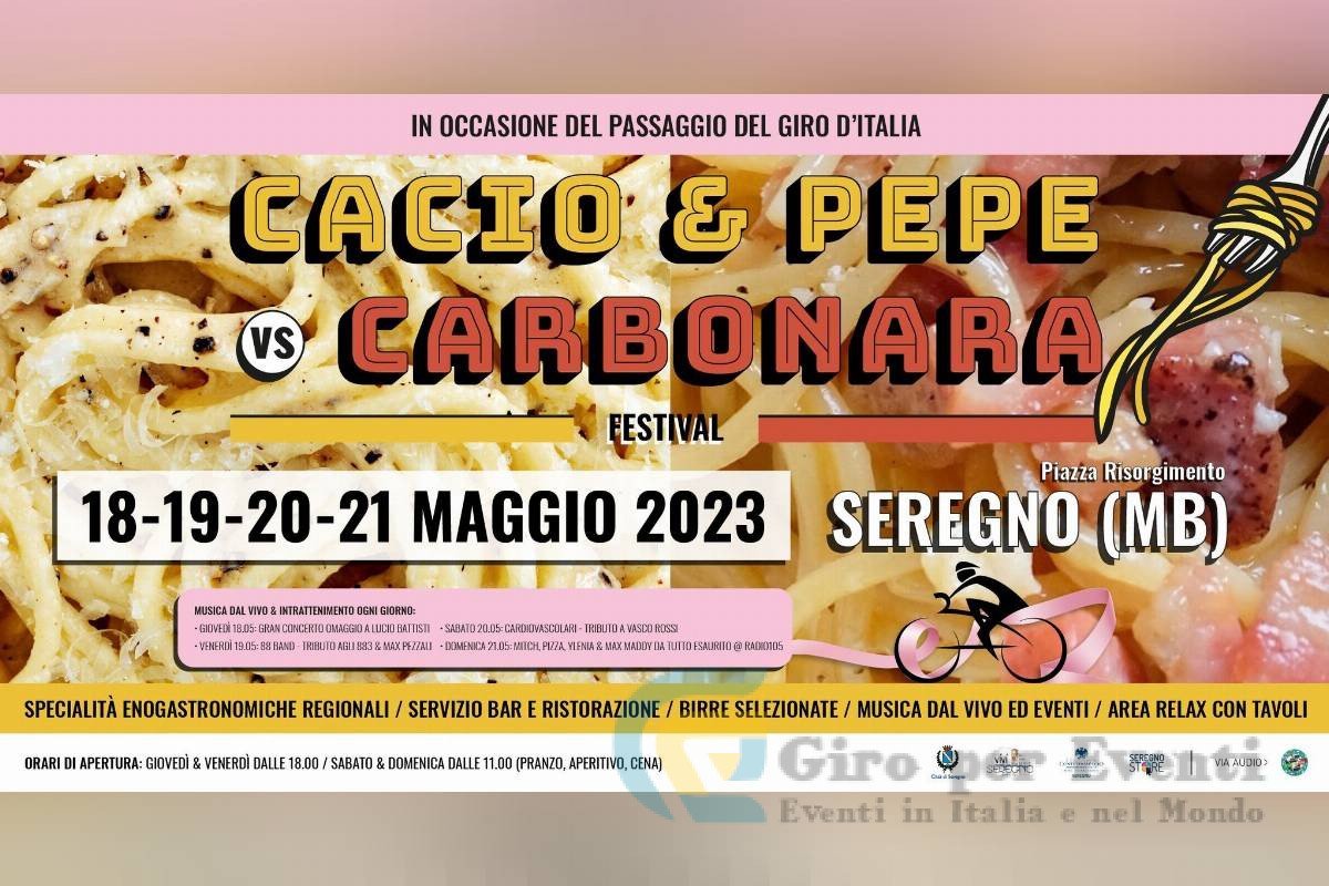 Cacio & Pepe vs Carbonara Festival Seregno