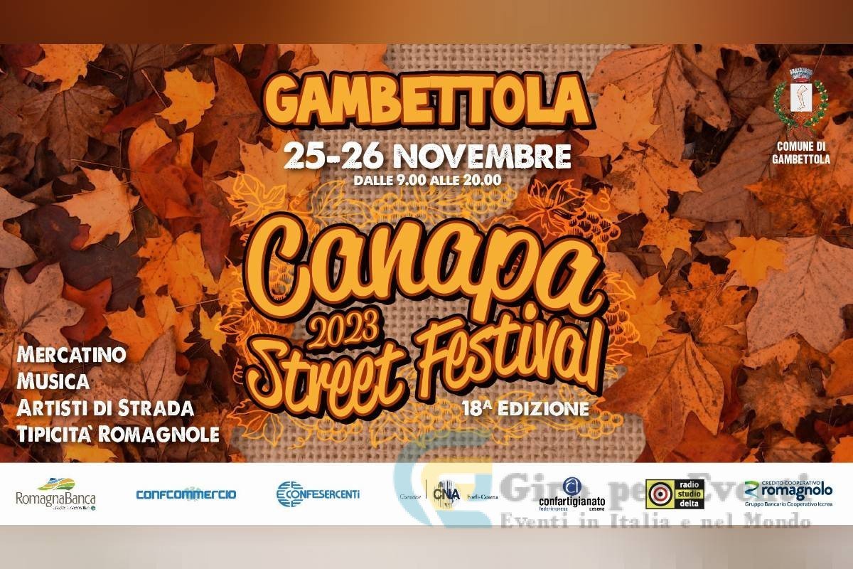 Canapa Street Festival a Gambettola