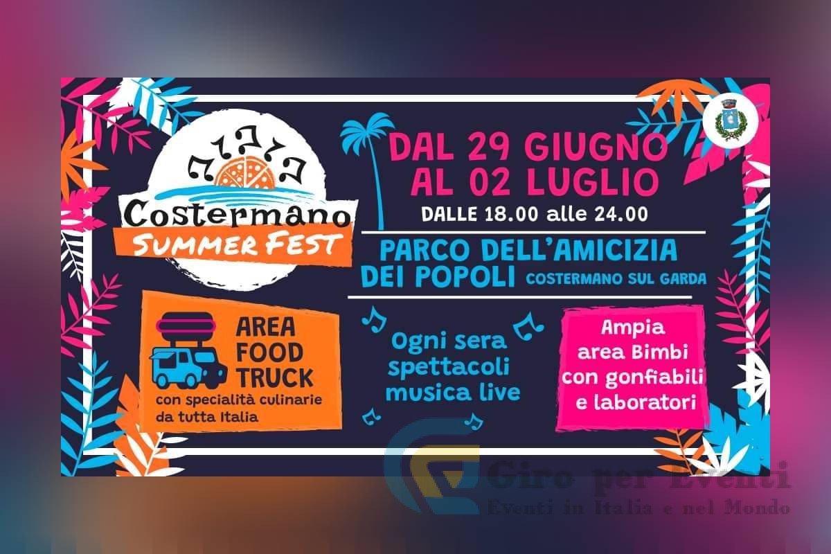 Costermano Summer Fest a Costermano sul Garda