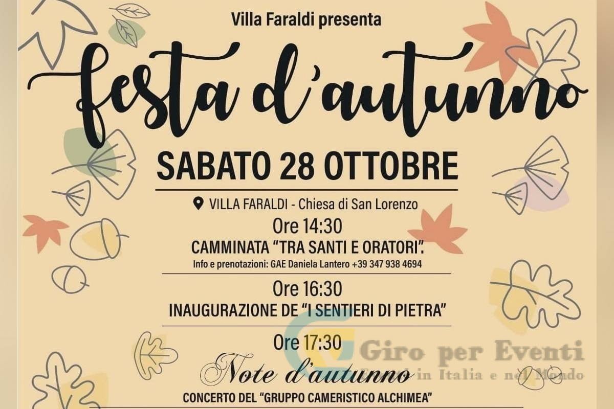 Festa d'Autunno a Villa Faraldi