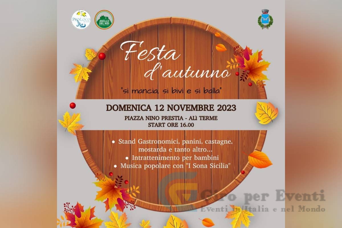 Festa d'Autunno ad Alì Terme