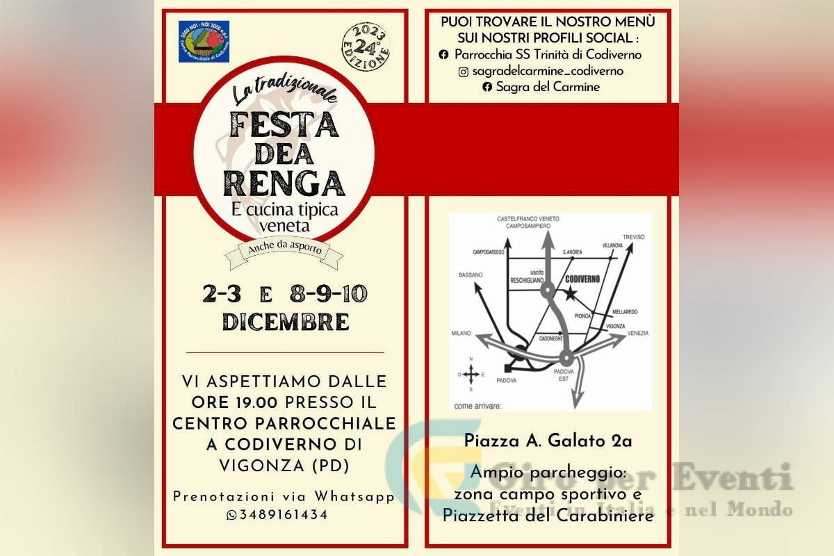 Festa dea Renga a Codiverno di Vigonza