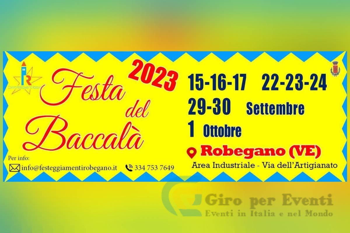 Festa del Baccalà a Robegano