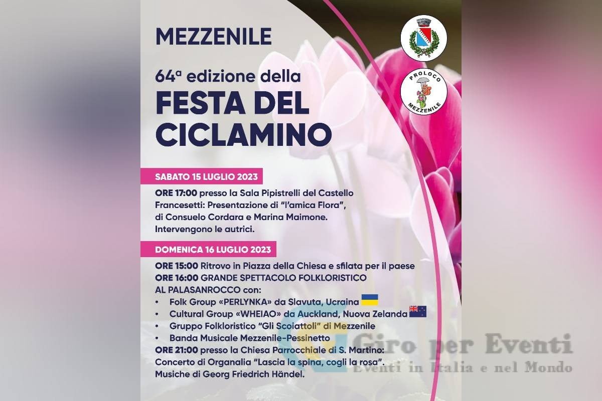 Festa del Ciclamino a Mezzenile