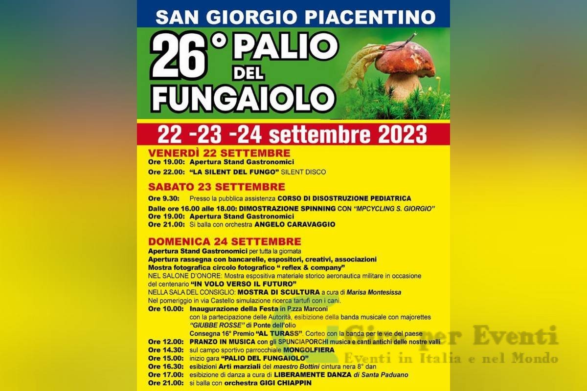 Festa del Fungo a San Giorgio Piacentino