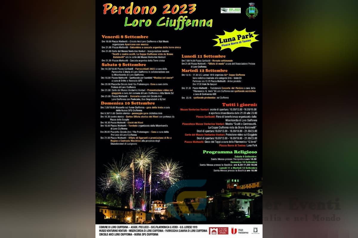 Festa del Perdono a Loro Ciuffenna - Da venerdì 8 a martedì 12 settembre nel centro storico di Loro Ciuffenna