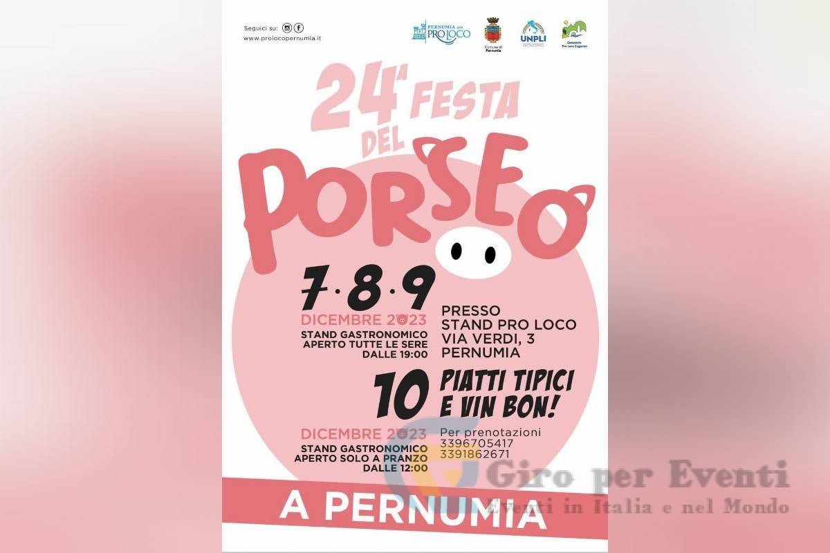 Festa del Porseo a Pernumia