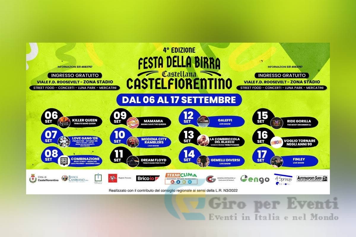 Festa della Birra Castellana a Castelfiorentino