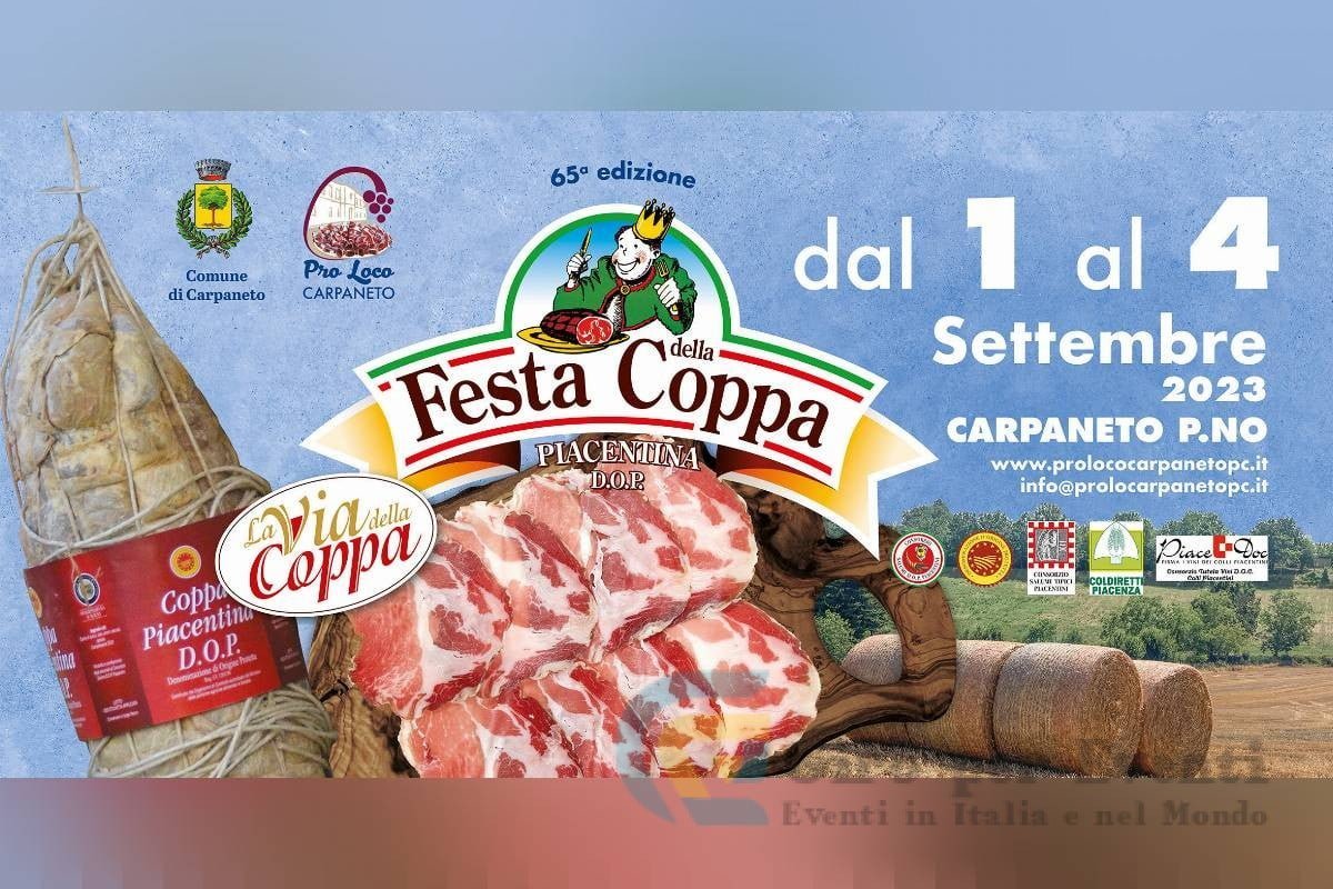 Festa della Coppa Piacentina DOP a Carpaneto Piacentino banner