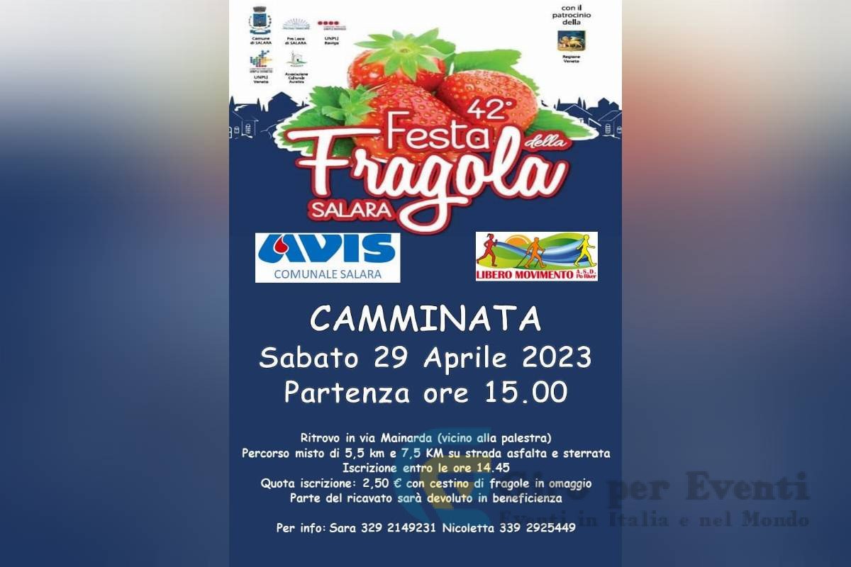 Festa della Fragola di Salara camminata