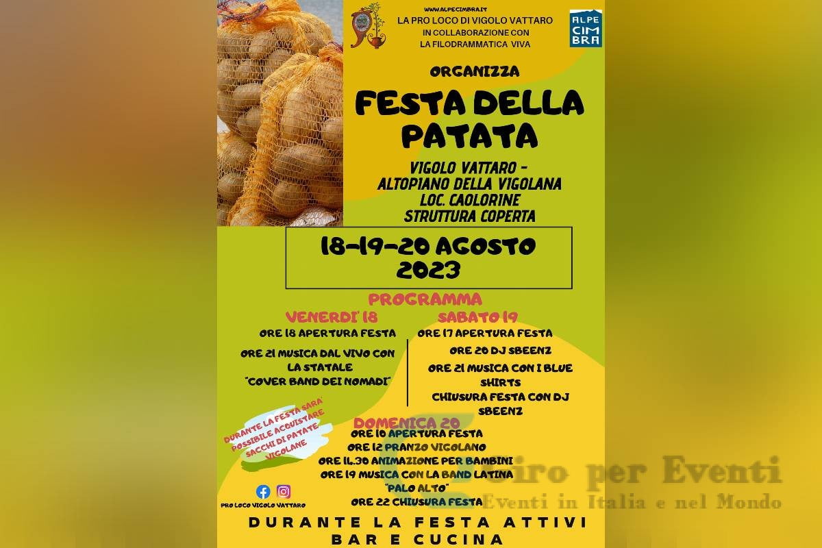 Festa della Patata a Vigolo Vattaro