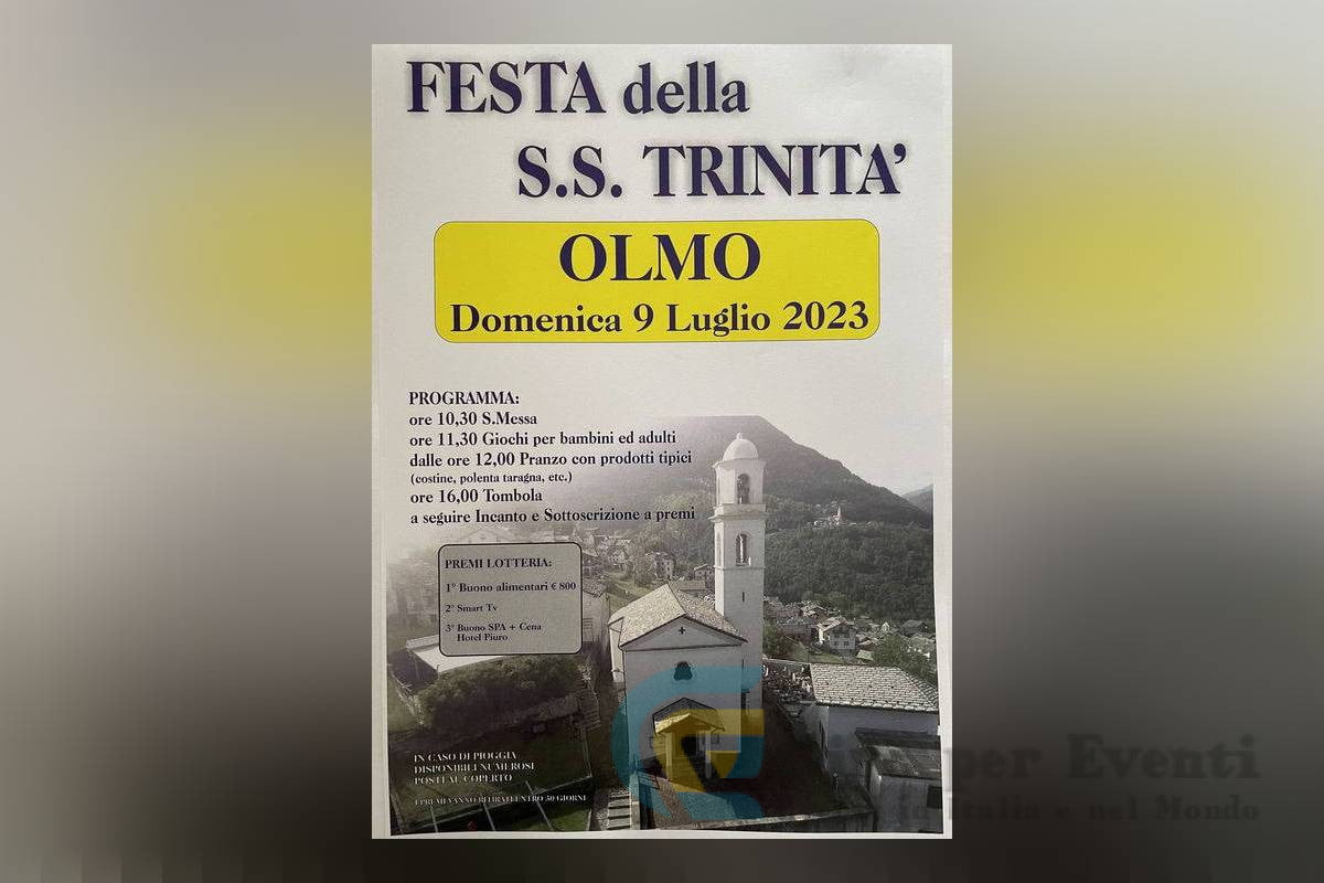 Festa della S S Trinità a Olmo - San Giacomo Filippo