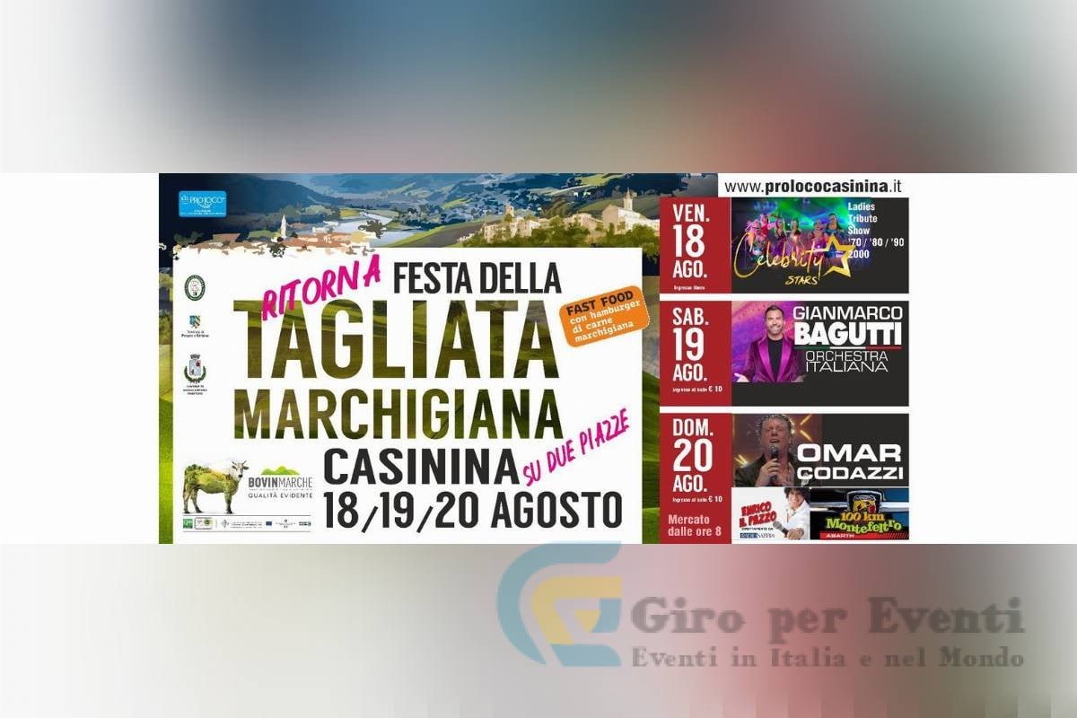 Festa della Tagliata di Carne Marchigiana di Casinina