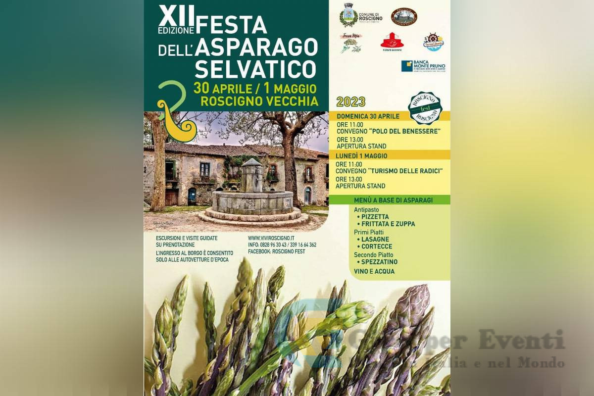 Festa dell'Asparago Selvatico a Roscigno Vecchia