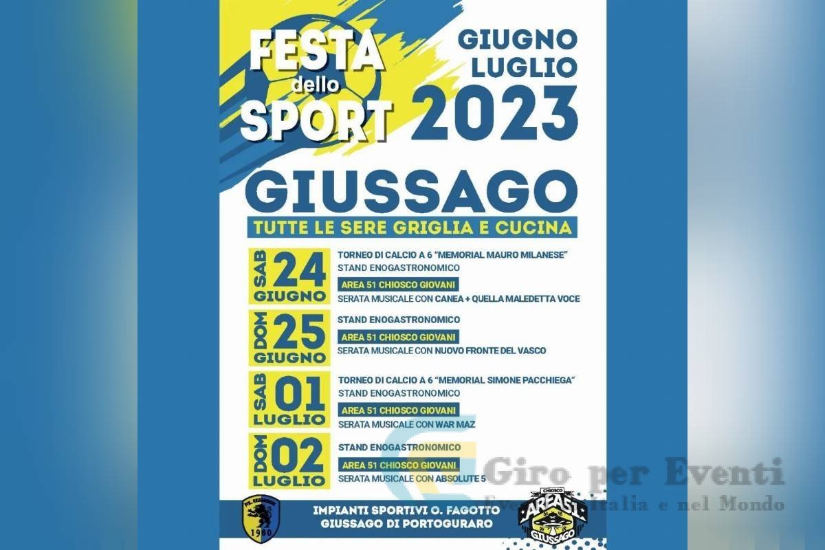 Festa dello Sport a Giussago di Portogruaro