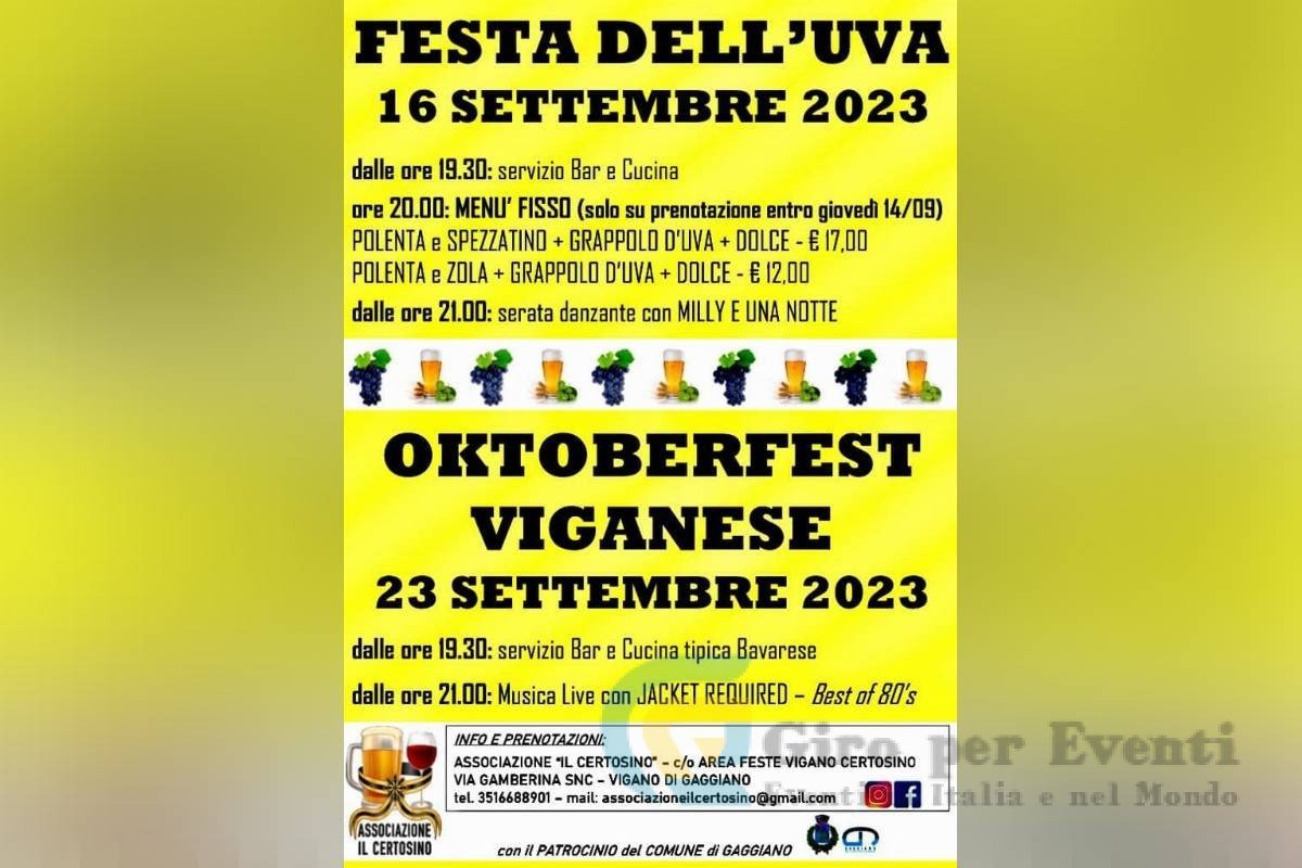 Festa dell'Uva a Vigano Certosino