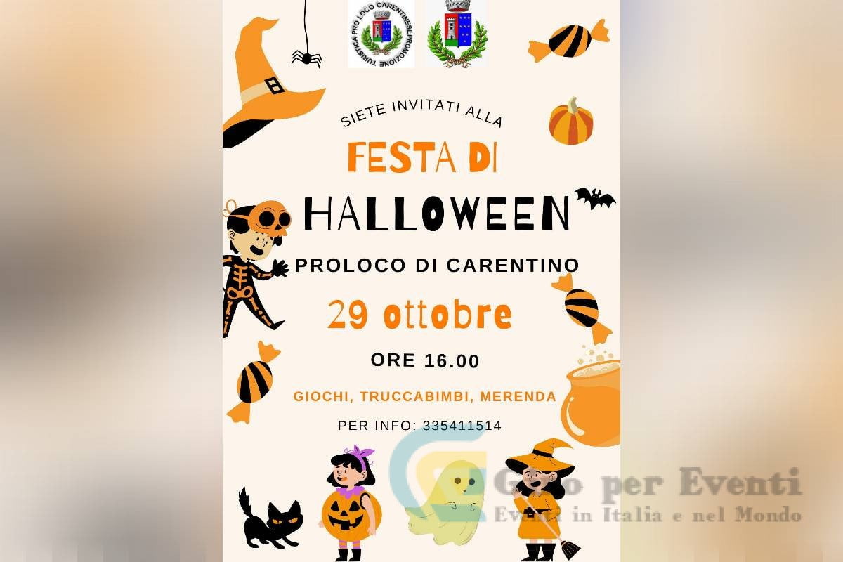 Festa di Halloween a Carentino