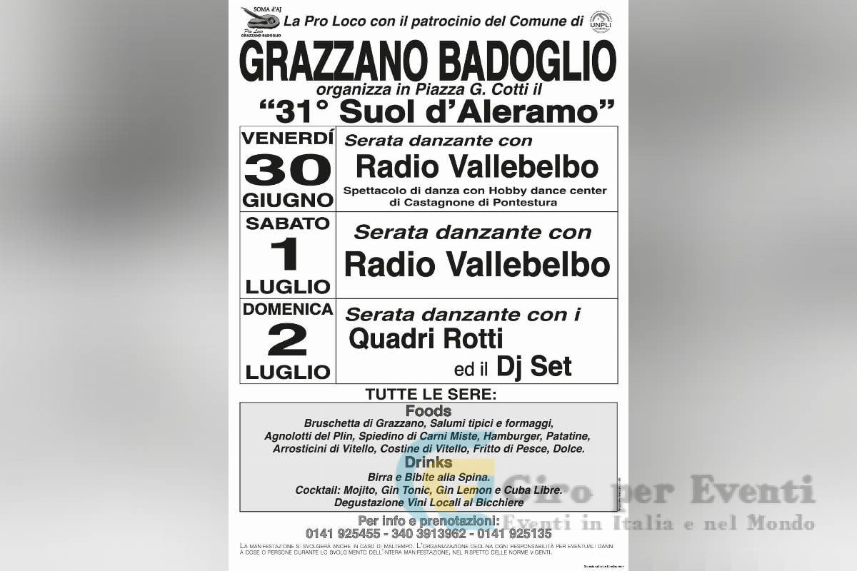 Festa di Paese a Grazzano Badoglio