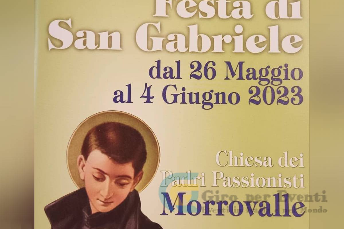 Festa di San Gabriele e Sagra de li gnocchi co’ la papera Morrovalle