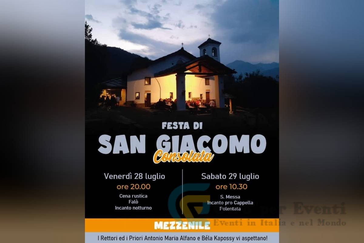 Festa di San Giacomo a Mezzenile