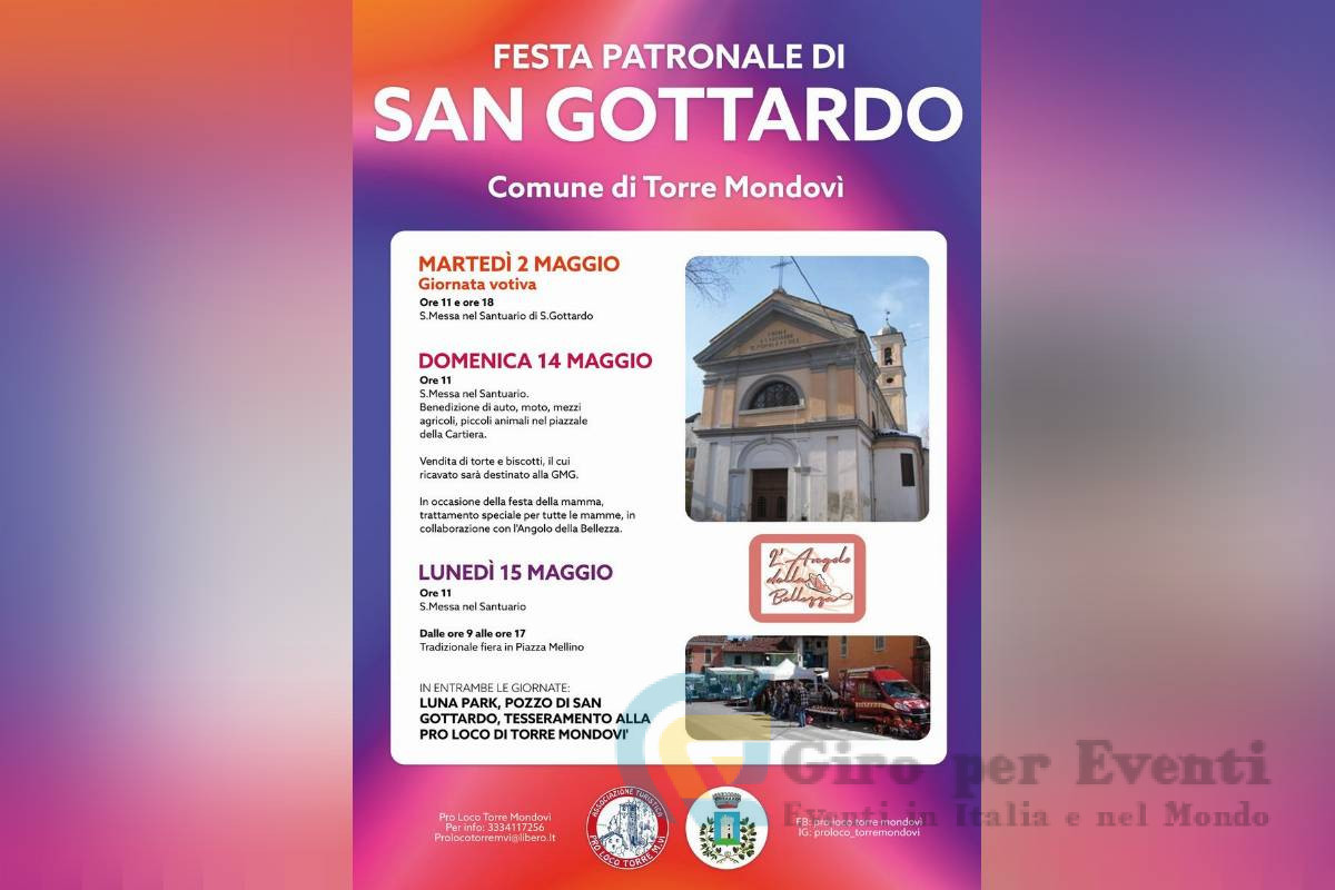 Festa di San Gottardo a Torre di Mondovì