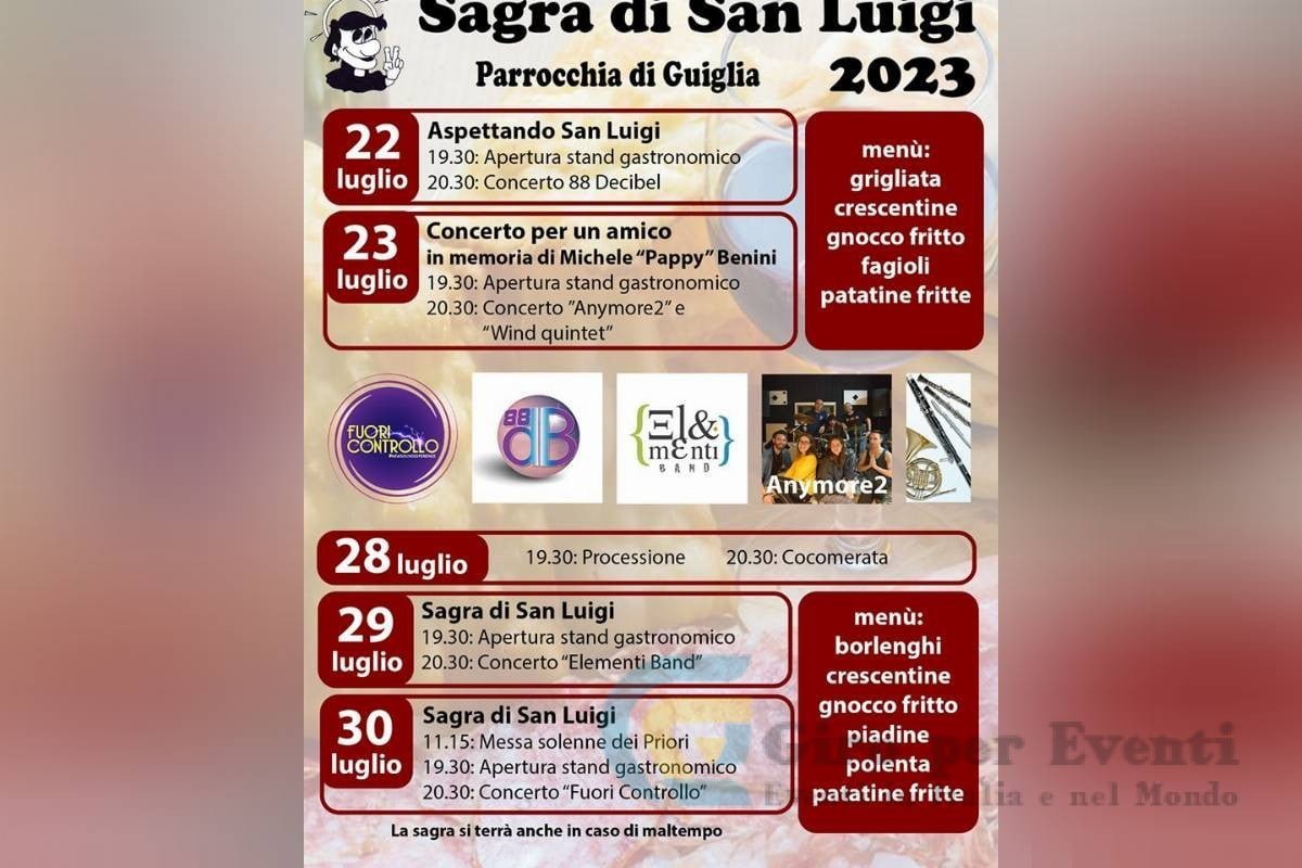 Festa di San Luigi a Guiglia