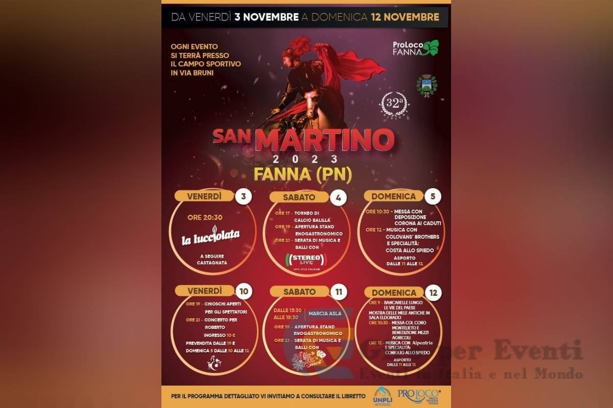 Festa di San Martino a Fanna