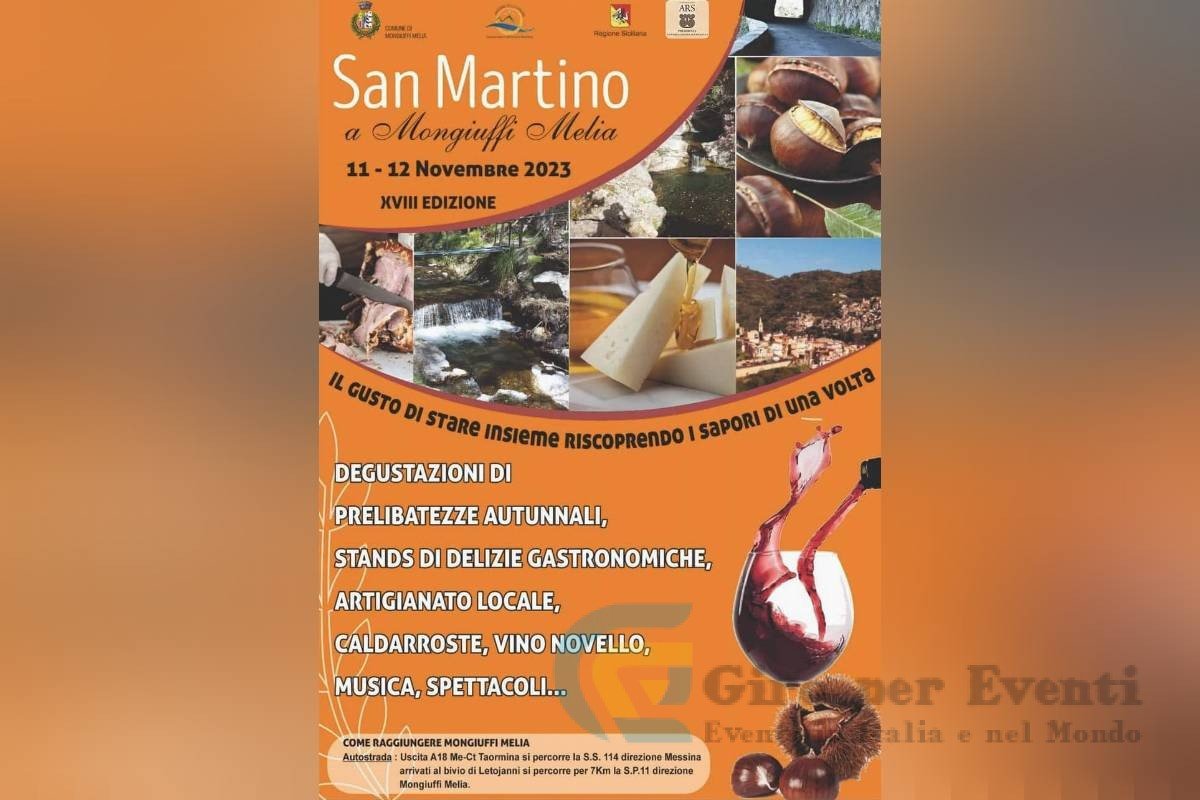 Festa di San Martino a Mongiuffi Melia