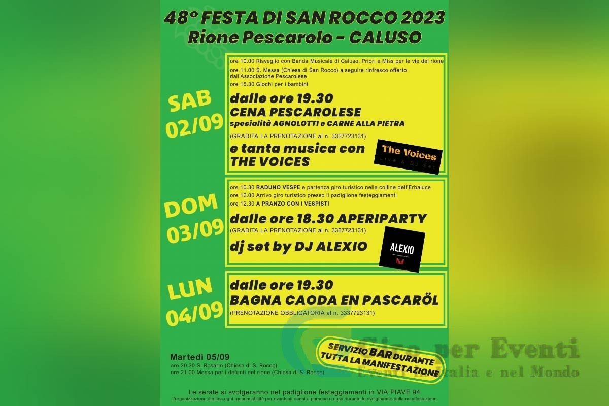 Festa di San Rocco a Caluso