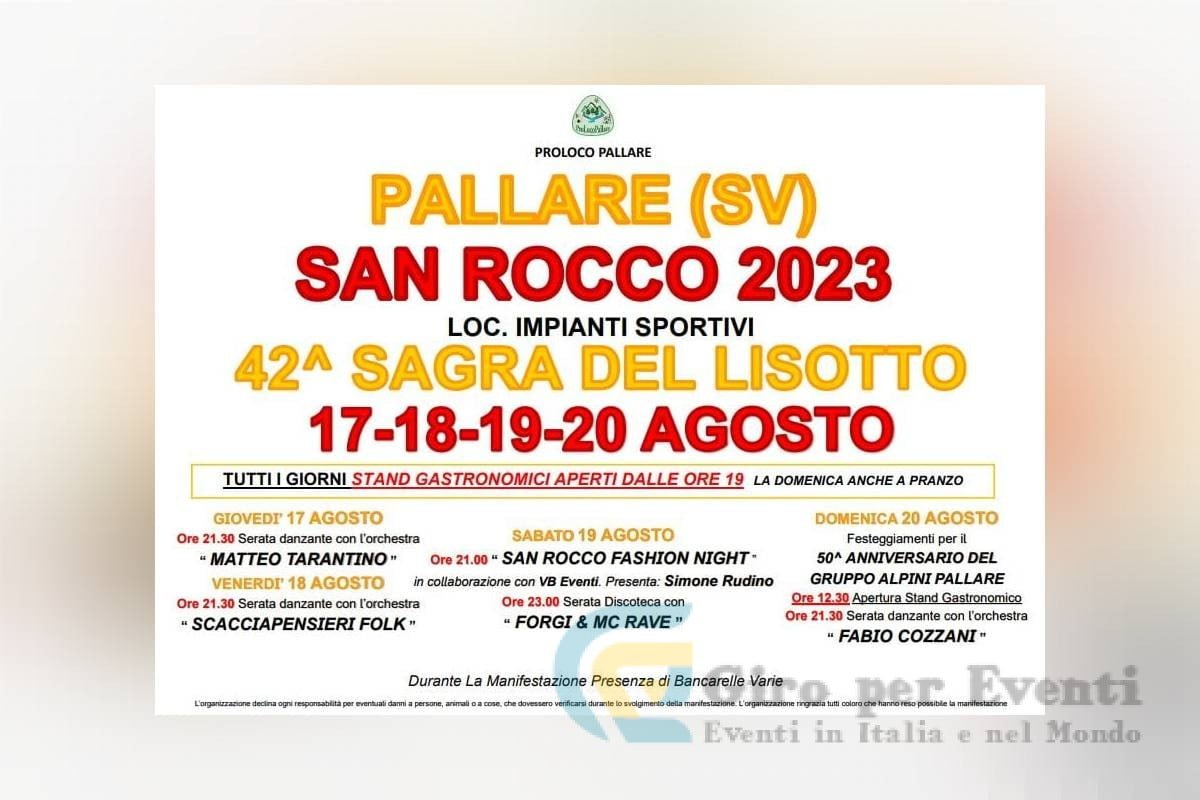 Festa di San Rocco a Pallare