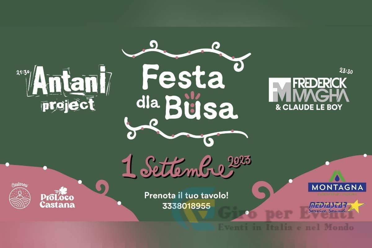 Festa dla Büsa a Castana