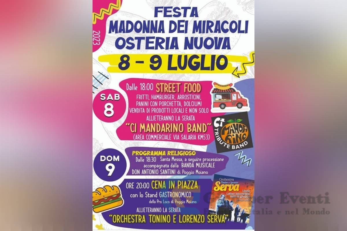 Festa Madonna dei Miracoli Poggio a Moiano