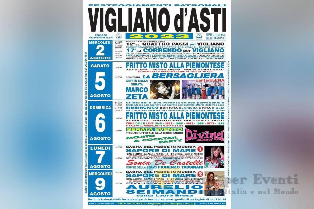 Festa Patronale a Vigliano d'Asti