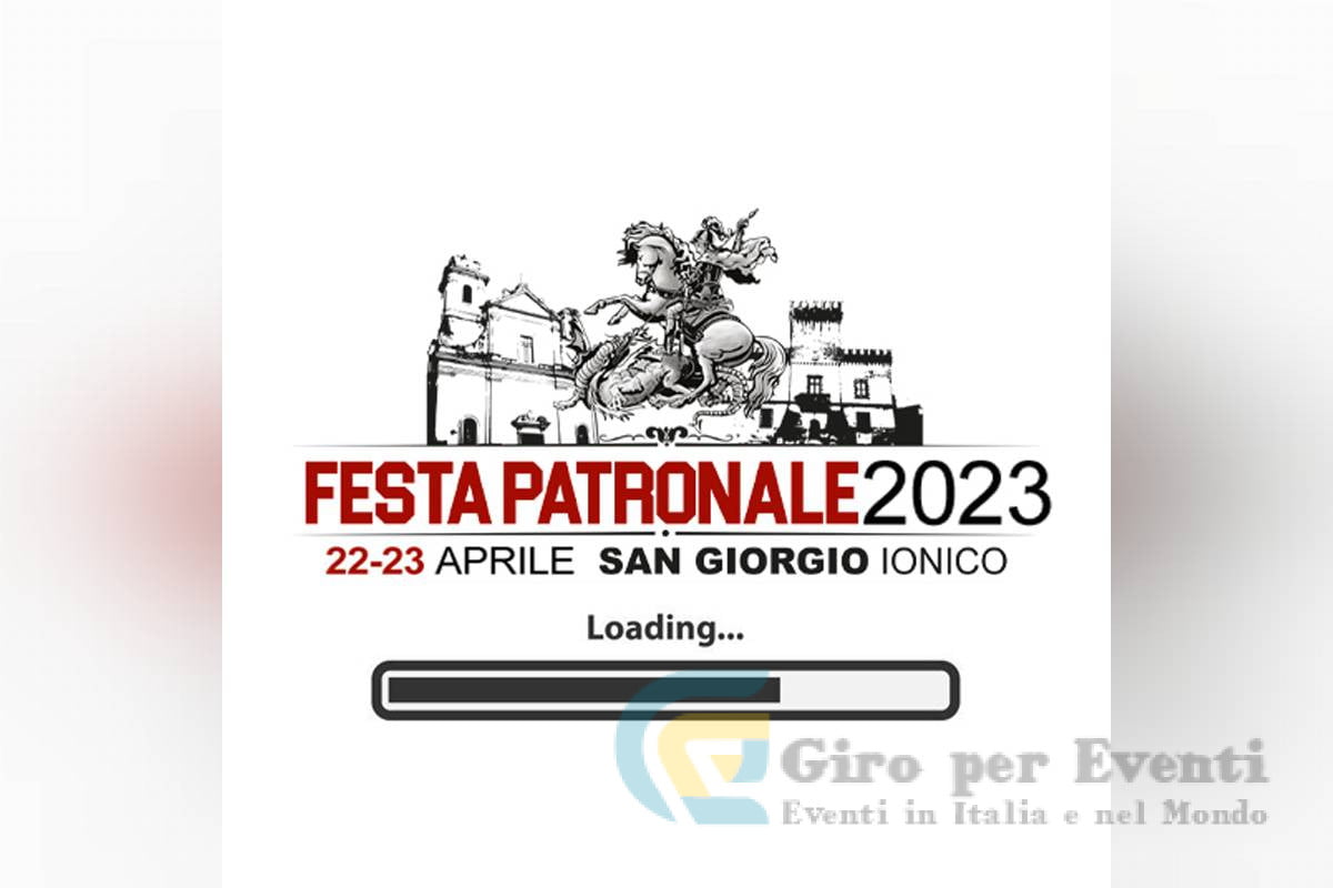 Festa Patronale San Giorgio Ionico