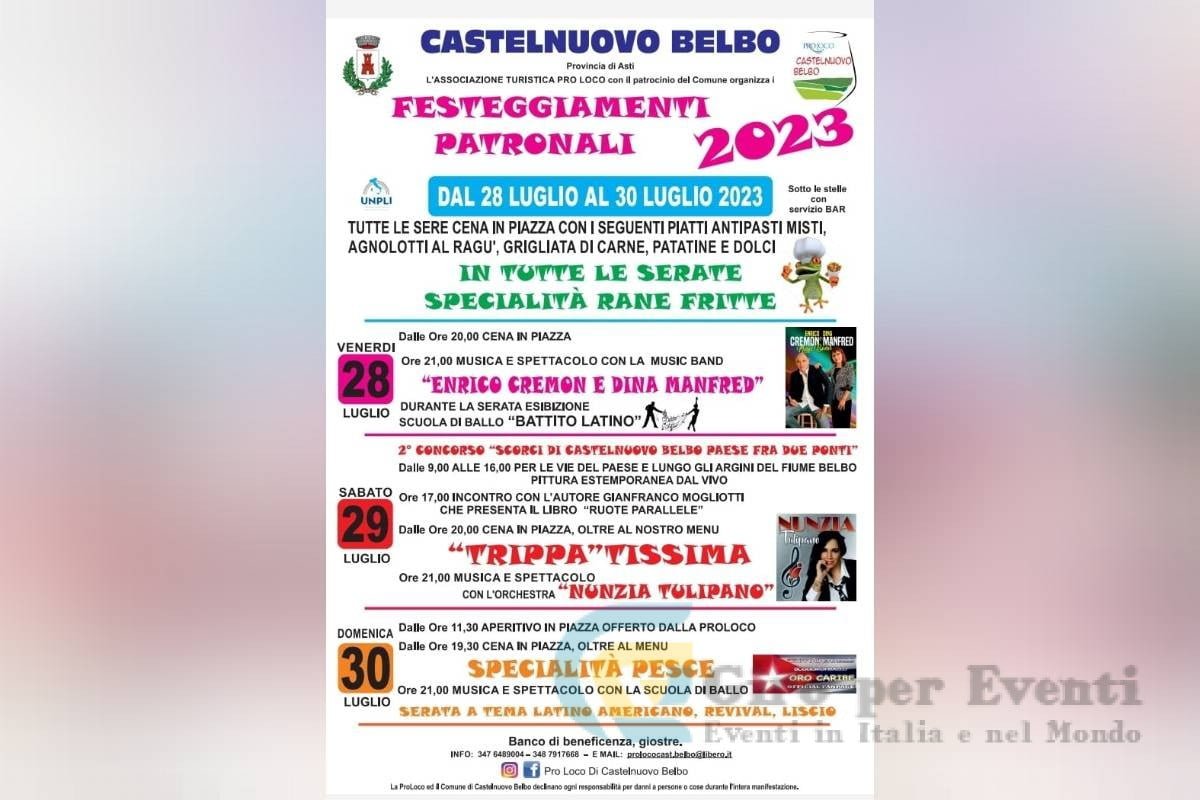 Festeggiamenti Patronali a Castelnuovo Belbo