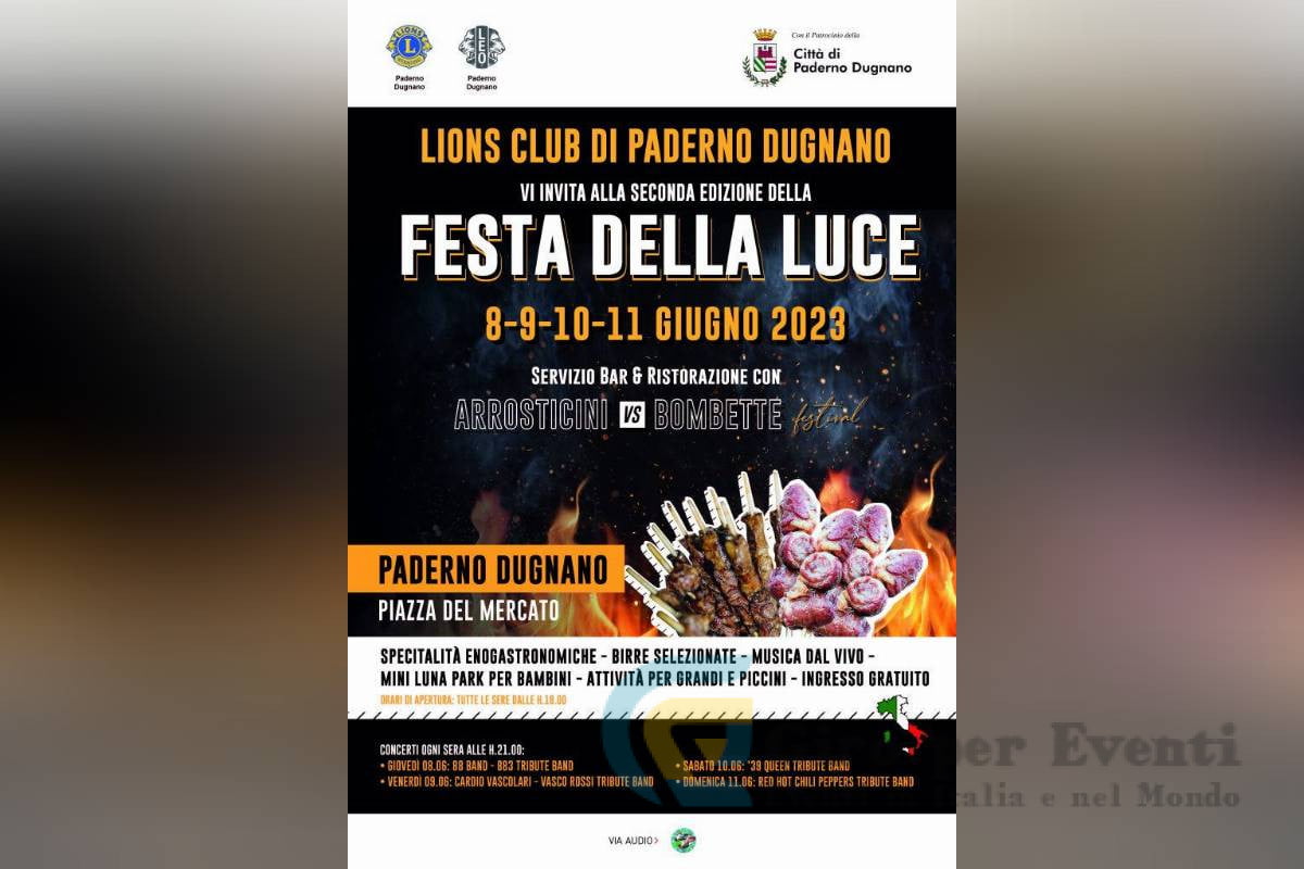 Festival degli Arrosticini e Festa della Luce a Paderno Dugnano