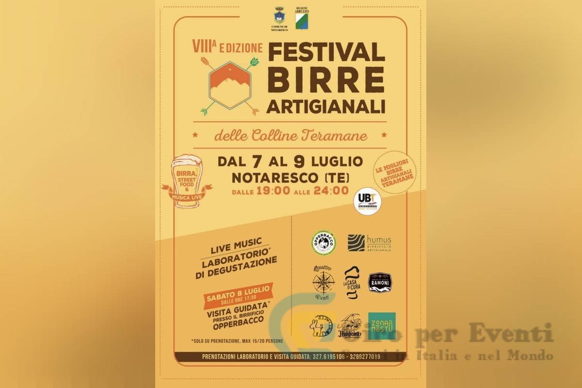 Festival delle Birre Artigianali delle Colline Teramane Notaresco