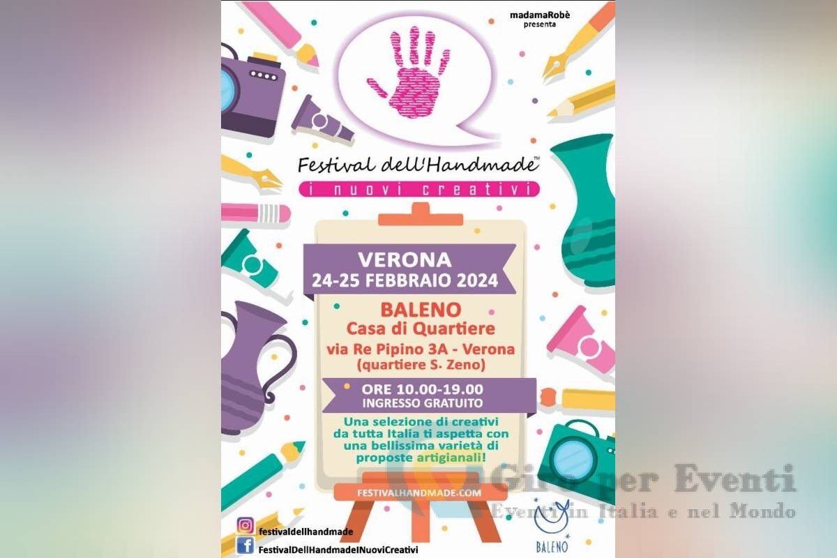 Festival dell'Handmade - I Nuovi Creativi a Verona