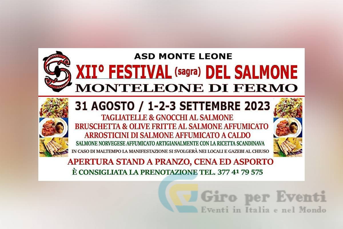 Festival (sagra) del Salmone Monteleone Di Fermo