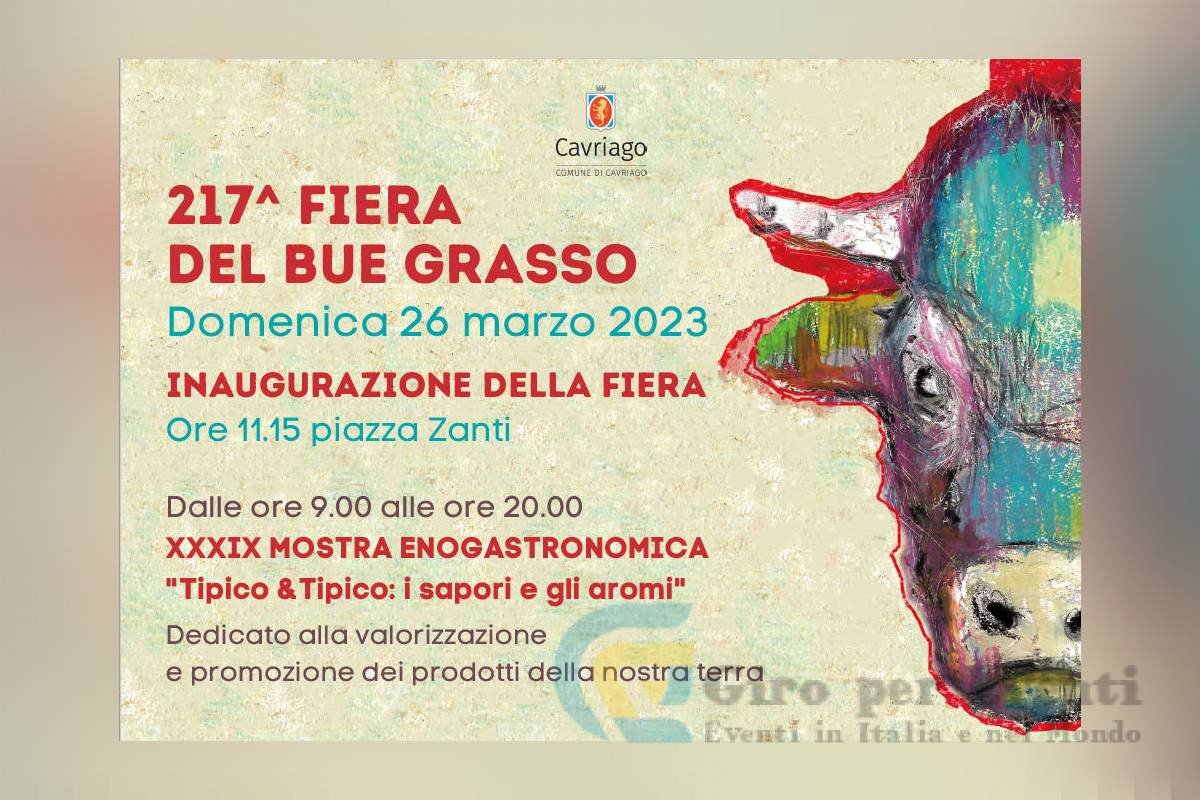 Fiera del Bue Grasso a Cavriago