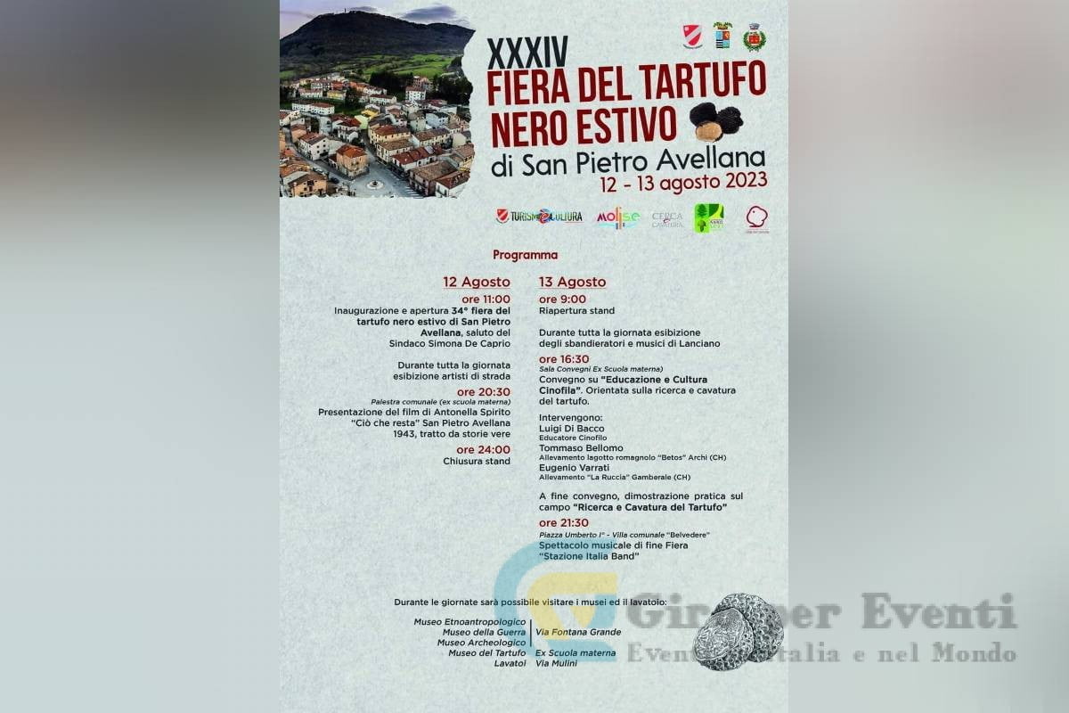 Fiera del Tartufo Nero Estivo di San Pietro Avellana